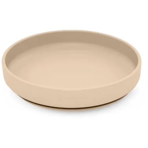 Petite&Mars Take&Match Silicone Plate farfurie cu ventuză Desert Sand 6 m+ 1 buc