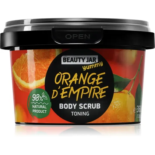 Beauty Jar Yummy Orange d'Empire crema delicata pentru exfoliere cu efect revigorant 360 g