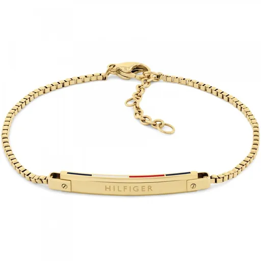 Tommy Hilfiger Brățară placată cu aur Linear 2780953