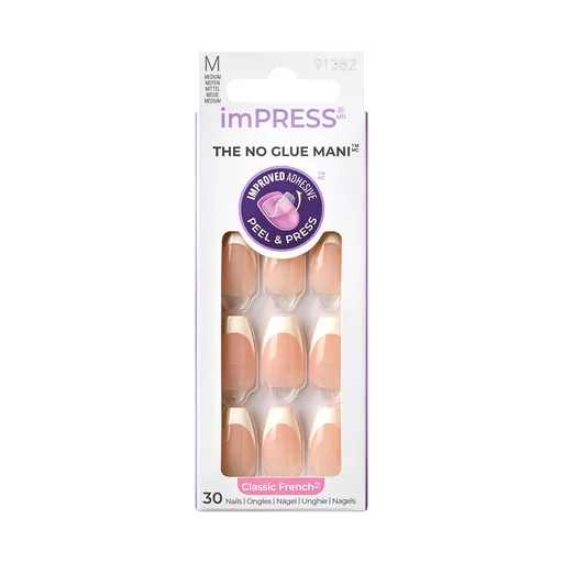 KISS Unghii autoadezive ImPRESS Nails - Ideal 30 buc