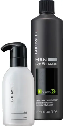 Goldwell Set pentru tonifierea părului gri la bărbați Goldwell (Men ReShade Developer Concentrate & Applicator Set) 250 ml