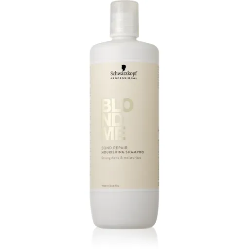 Schwarzkopf Professional Blondme Bond Repair Nourishing Shampoo șampon intens hrănitor pentru par blond 1000 ml