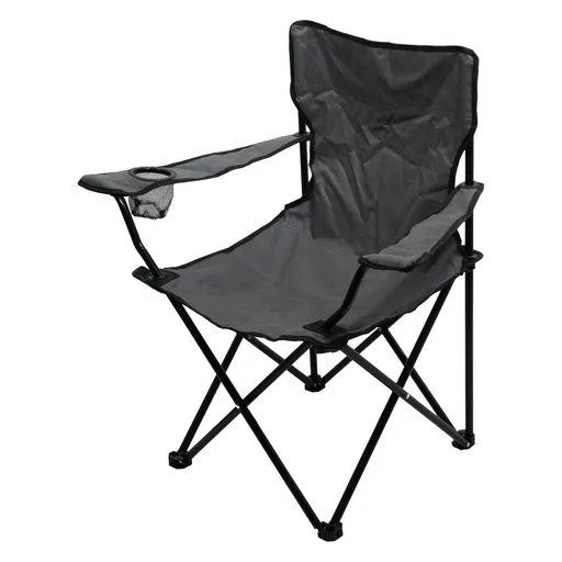 Scaun pliabil de camping Cattara 13447 Bari, gri ,49 x 39 x 84 cm, gri