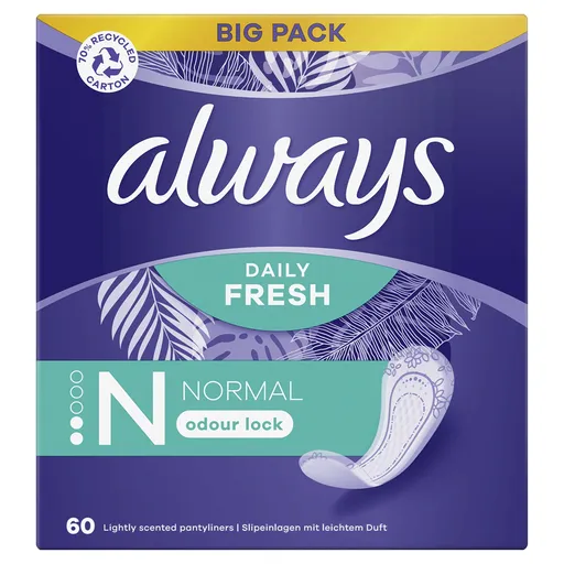 Always Absorbante Daily Fresh Normal 60 buc
