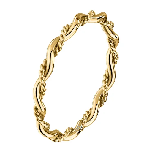 La Petite Story Inel elegant placat cu aur Ring LPS03AVV1201 54 mm