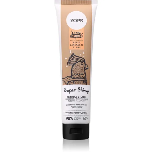 Yope Daily Heroes Super Shiny balsam stralucire pentru parul ondulat si cret 170 ml