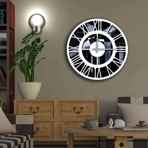 Ceas de perete, 5050MS-055, ø50 cm, Multicolor