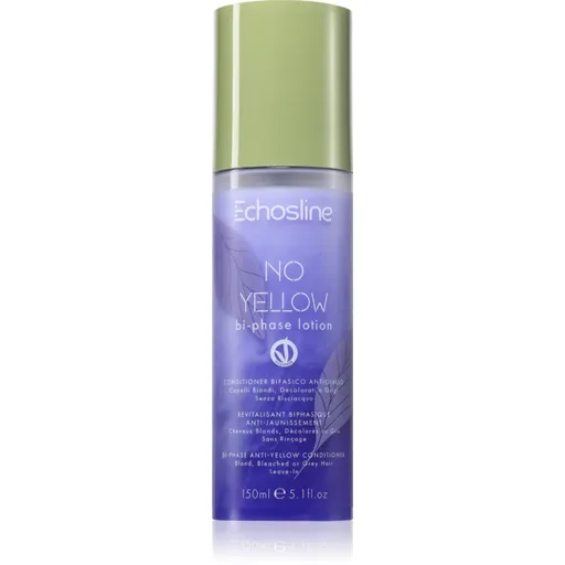 Echosline No Yellow Bi - Phase Lotion balsam (nu necesita clatire) pentru par blond 150 ml