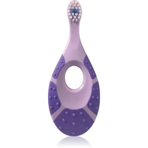 Jordan Step by Step 0-2 years 2 pack periuță de dinți și jucărie pentru dentiție pentru copii 2 buc