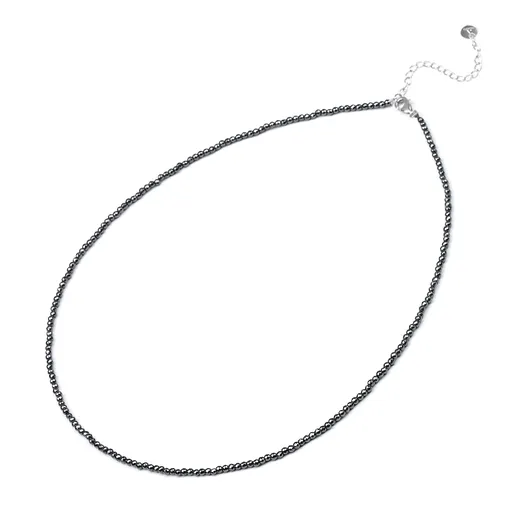 Agato Colier mineral cu mărgele de hematit POL-N13/47L