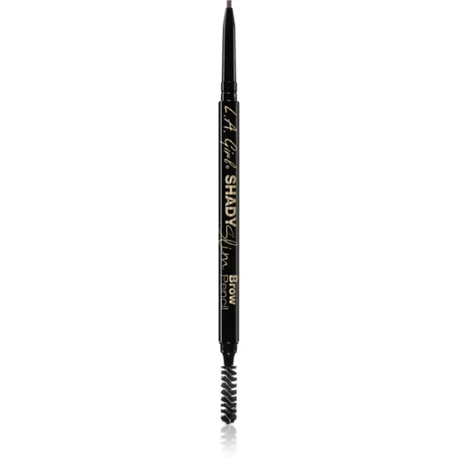 L.A. Girl Cosmetics Shady Slim creion pentru sprancene cu pensula culoare Brunette 0.08 g