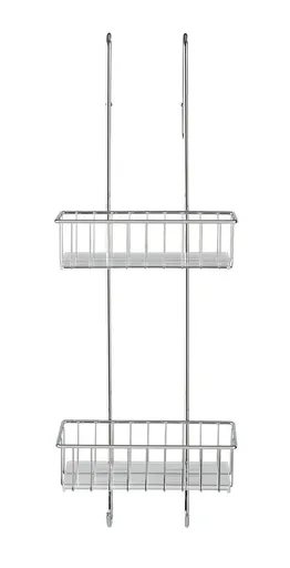 Etajera suspendabila pentru baie, Wenko, Aldo, 24.5 x 70 x 20 cm, inox