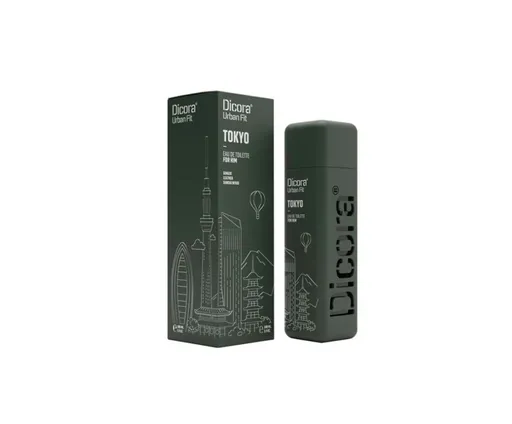 Apa de toaleta pentru barbati, Tokyo, 100 ml, Dicora Urban Fit