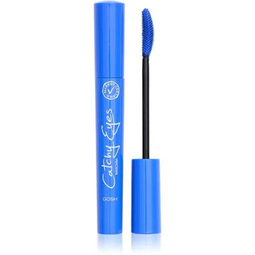 Gosh Catchy Eyes Allergy Certified mascara pentru volum pentru ochi sensibili culoare 003 Crazy Blue 8 ml