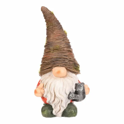 Decorație de grădină Spiriduș cu ceainic, 18 x 13x 33 cm, verde