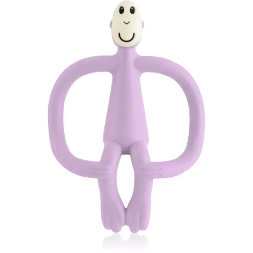 Matchstick Monkey Teething Toy and Gel Applicator jucărie pentru dentiție perie 2 in 1 Lilac 1 buc