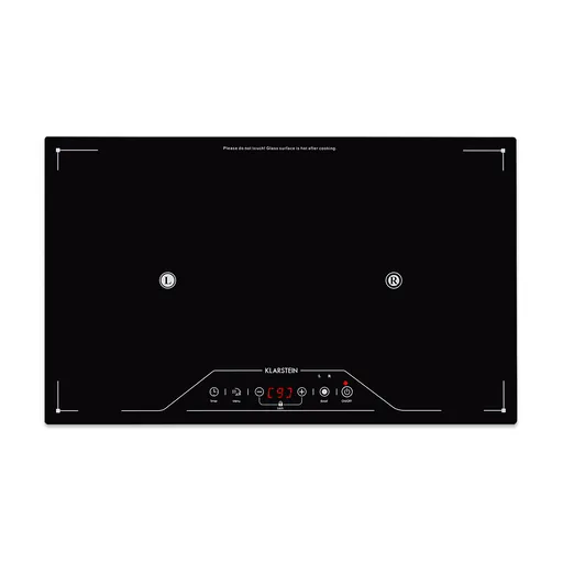 Klarstein DEEJAY, plită de gătit pe inducție, 3500 w, sticlă ceramică, control la atingere, culoare neagră