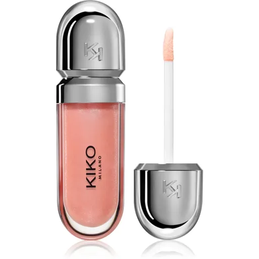 KIKO Milano 3D Hydra lip gloss hidratant culoare 04 Pearly Peach Rose 6.5 ml