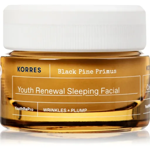 Korres Black Pine Primus crema de noapte pentru fata anti-imbatranire 40 ml