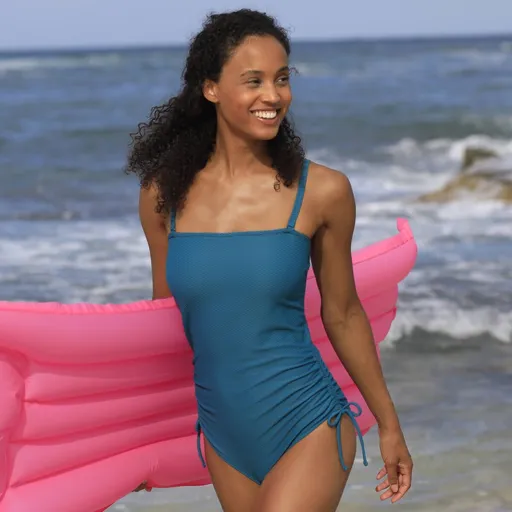 Costum de baie dintr-o singură piesă Vilorio cu bretele detașabile