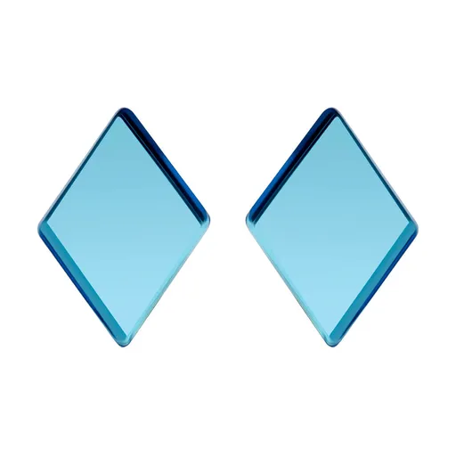 Preciosa Cercei din oțel Fragmentum cu cristal albastru 7375 67