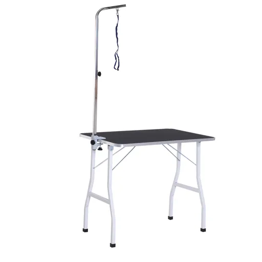 PawHut Masă pentru Toaletat și Tuns Câini sau Pisici Pliabilă, 91.5x61.5x77cm