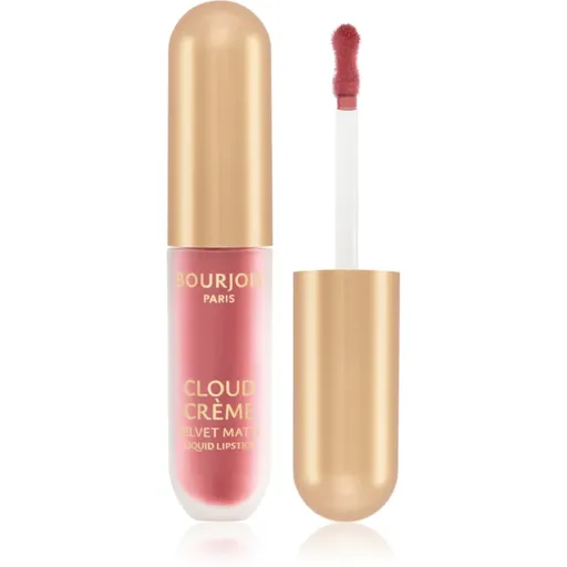 Bourjois Cloud Crème Velvet Matte ruj lichid ultra mat culoare 02 Cafe Crème 3.1 ml