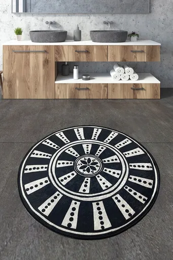 Covoras de baie, L'essentiel Maison, Splavin, Poliester, Multicolor