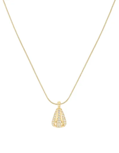 Rosefield Colier elegant placat cu aur cu cristale Pavé JNPSG-J1231