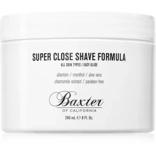 Baxter of California Super Close Shave cremă pentru bărbierit 240 ml