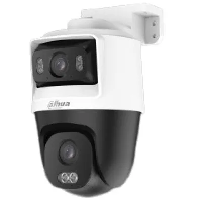 Camera PT HDCVI Dahua HAC-PTS1500C-E2-IL-A-0280B/0600B, 2+2 MP, lentila fixa 2.8 mm + PT 6 mm, Smart Dual Light (IR+WL 50m), microfon, IP66, 12 VDC