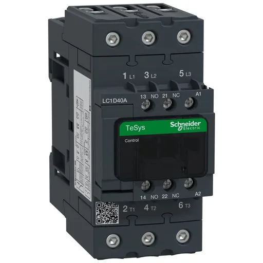 Contactor Tesys D - 3P(3 NO) - AC-3 - 440 V, 40A, bobina 230VAC 50/60 Hz Schneider LC1D40AP7