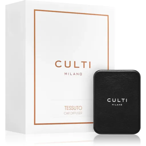 Culti Milano Car Diffuser Black Tessuto parfum pentru masina + refill 73x53 cm