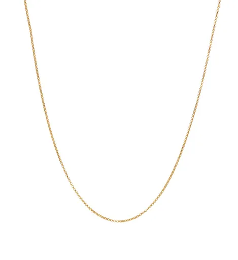 Troli Lănțișor atemporal din oțel placat cu aur Anker 42 cm