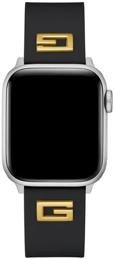 Guess Curea din silicon pentru Apple Watch (38 - 41 mm) - Negru CS2022S2