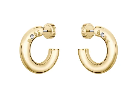 Hugo Boss Cercei rotunzi la modă din oțel placat cu aur Live 1580690