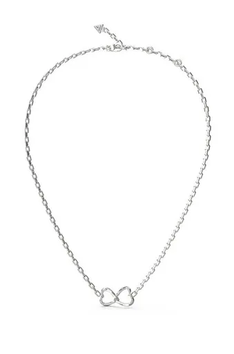 Guess Colier delicat din oțel cu inimioare Mon Amour JUBN04616JWRHT/U