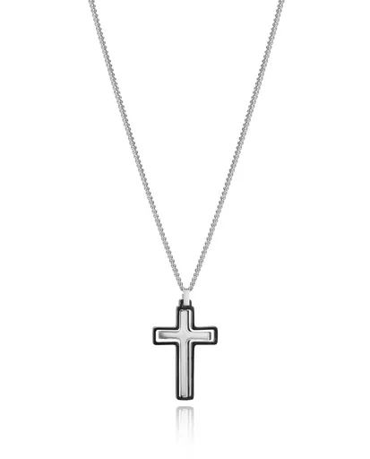 Viceroy Colier atemporal pentru bărbați cu cruce Magnum 75330C01000