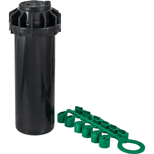 Aspersor Pop-up Rotativ S 075d,3/4" , Presiune 2-5 Bari, Debit Maxim 4,5-32,6 L/m, Suprateran,raza 6,7-15,5 M