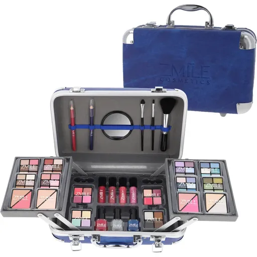 ZMILE COSMETICS Traveller Blue servietă pentru cosmetice