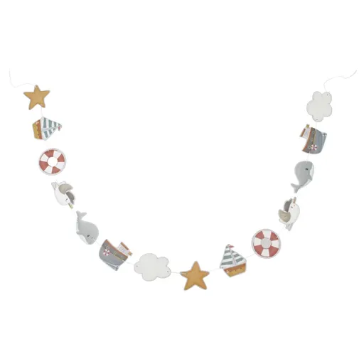 Little Dutch Deco Garland Sailors Bay ghirlandă decorativă 200 cm