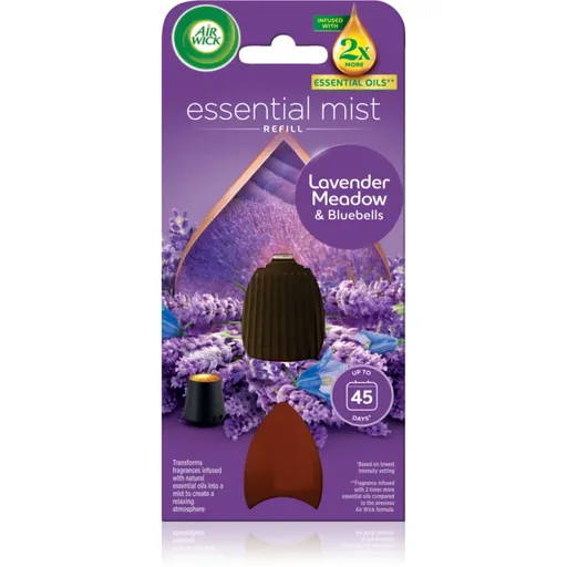 Air Wick Essential Mist Lavender Meadow & Bluebells reumplere în aroma difuzoarelor 20 ml