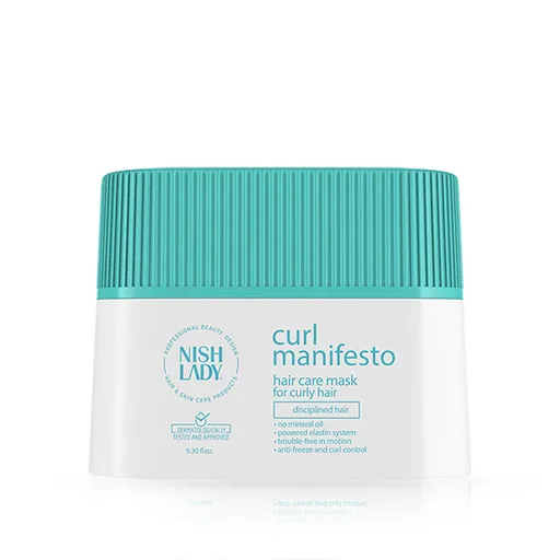 Masca pentru Parul Cret - NISH LADY -  CURL MANIFESTO - 275 ml