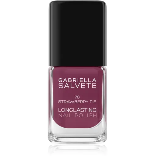 Gabriella Salvete Longlasting Enamel lac de unghii cu rezistenta indelungata lucios culoare 78 Strawberry Pie 11 ml