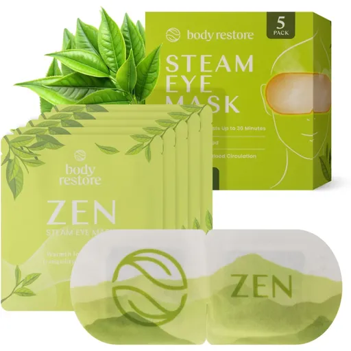 Body Restore Steam Eye Mask Green Tea mască pentru zona ochilor 5 buc