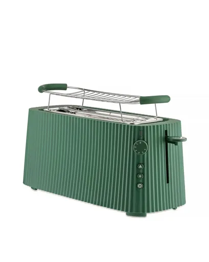 Prăjitor de pâine Plissé, pulmonar, album - Alessi Culoare: verde