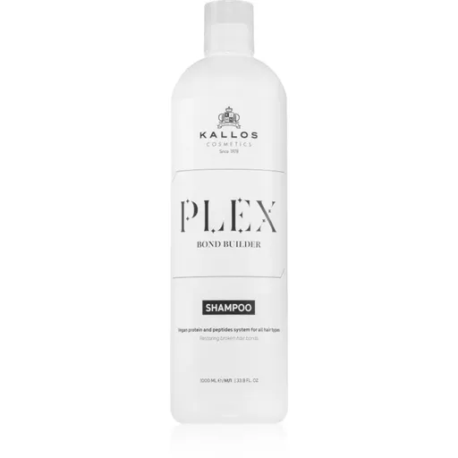 Kallos Plex Shampoo sampon pentru regenerare pentru par degradat sau tratat chimic 1000 ml