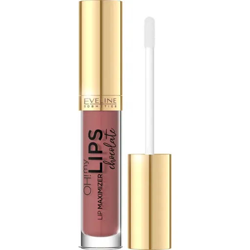 Eveline Cosmetics OH! my LIPS Lip Maximizer lip gloss cu venin de albine culoare Chocolate 4.5 ml