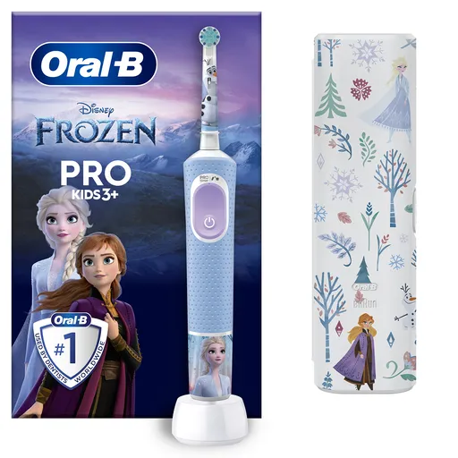 Oral B Periuță de dinți electrică cu husă de călătorie Vitality Pro Kids Frozen