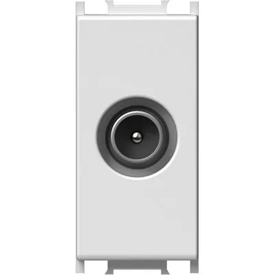 Modul Priza TV simpla 1M alb,blister, TEM Modul TEM-KM10PW-B